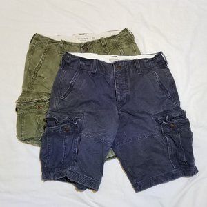 Set of two Abercrombie cargo shorts